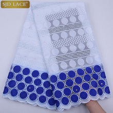 Load image into Gallery viewer, Latest Cotton African Nigerian Dry Lace Fabric High Quality Swiss Voile Lace In Switzerland For Everyone Daily Cloths Sew A1760