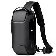 Load image into Gallery viewer, Men's Waterproof USB Oxford Crossbody Bag Anti-theft Shoulder Sling Bag Multifunction Short Travel Messenger Chest Pack For Male