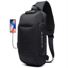 Load image into Gallery viewer, OZUKO 2021 New Multifunction Crossbody Bag for Men Anti-theft Shoulder Messenger Bags Male Waterproof Short Trip Chest Bag Pack