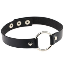 Load image into Gallery viewer, ZIMNO Sexy Punk Egirl Choker Collar Leather Choker Bondage Cosplay Goth Jewelry Women Gothic Male Necklace Harajuku Accessories