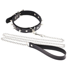 Load image into Gallery viewer, ZIMNO Sexy Punk Egirl Choker Collar Leather Choker Bondage Cosplay Goth Jewelry Women Gothic Male Necklace Harajuku Accessories