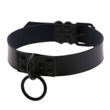 Load image into Gallery viewer, ZIMNO Sexy Punk Egirl Choker Collar Leather Choker Bondage Cosplay Goth Jewelry Women Gothic Male Necklace Harajuku Accessories