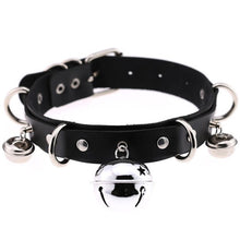 Load image into Gallery viewer, ZIMNO Sexy Punk Egirl Choker Collar Leather Choker Bondage Cosplay Goth Jewelry Women Gothic Male Necklace Harajuku Accessories