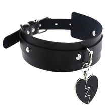 Load image into Gallery viewer, ZIMNO Sexy Punk Egirl Choker Collar Leather Choker Bondage Cosplay Goth Jewelry Women Gothic Male Necklace Harajuku Accessories