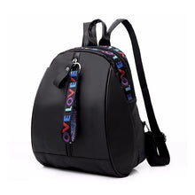 Load image into Gallery viewer, New Women's Backpack PU Leather Travel Shoulder Bag Shoulder Bag Girl Multifunctional Small School Backpack For Women Black