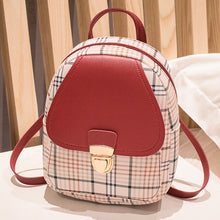 Load image into Gallery viewer, New Women's Backpack PU Leather Travel Shoulder Bag Shoulder Bag Girl Multifunctional Small School Backpack For Women Black