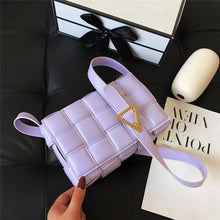Load image into Gallery viewer, Woven Design Crossbody Bags For Women 2021 Fashion Trend PU Leather Shoulder Bag Solid Color Soft Purses And Handbags Female Bag