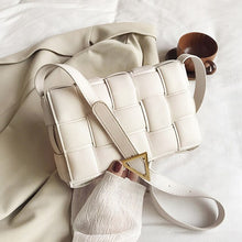 Load image into Gallery viewer, Woven Design Crossbody Bags For Women 2021 Fashion Trend PU Leather Shoulder Bag Solid Color Soft Purses And Handbags Female Bag