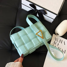 Load image into Gallery viewer, Woven Design Crossbody Bags For Women 2021 Fashion Trend PU Leather Shoulder Bag Solid Color Soft Purses And Handbags Female Bag