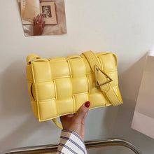 Load image into Gallery viewer, Woven Design Crossbody Bags For Women 2021 Fashion Trend PU Leather Shoulder Bag Solid Color Soft Purses And Handbags Female Bag