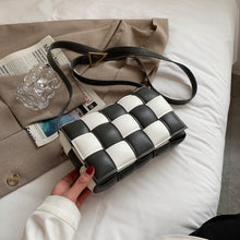 Load image into Gallery viewer, Woven Design Crossbody Bags For Women 2021 Fashion Trend PU Leather Shoulder Bag Solid Color Soft Purses And Handbags Female Bag