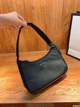 Load image into Gallery viewer, New Fashion Shoulder Bag Ladies Womens Leather Canvas Underarm Bag Weave Flap Bag Square Crossbody bags Handbags Girls Purse