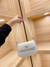 Load image into Gallery viewer, New Fashion Shoulder Bag Ladies Womens Leather Canvas Underarm Bag Weave Flap Bag Square Crossbody bags Handbags Girls Purse