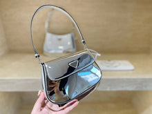 Load image into Gallery viewer, New Fashion Shoulder Bag Ladies Womens Leather Canvas Underarm Bag Weave Flap Bag Square Crossbody bags Handbags Girls Purse