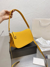 Load image into Gallery viewer, New Fashion Shoulder Bag Ladies Womens Leather Canvas Underarm Bag Weave Flap Bag Square Crossbody bags Handbags Girls Purse