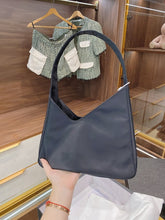 Load image into Gallery viewer, New Fashion Shoulder Bag Ladies Womens Leather Canvas Underarm Bag Weave Flap Bag Square Crossbody bags Handbags Girls Purse