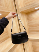 Load image into Gallery viewer, New Fashion Shoulder Bag Ladies Womens Leather Canvas Underarm Bag Weave Flap Bag Square Crossbody bags Handbags Girls Purse