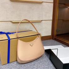 Load image into Gallery viewer, New Fashion Shoulder Bag Ladies Womens Leather Canvas Underarm Bag Weave Flap Bag Square Crossbody bags Handbags Girls Purse