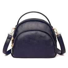 Load image into Gallery viewer, Black Casual Square Tote Bags for Women Genuine Leather Shoulder Bag Women's Luxury Handbags Fashion Flap Messenger Bags