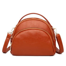 Load image into Gallery viewer, Black Casual Square Tote Bags for Women Genuine Leather Shoulder Bag Women's Luxury Handbags Fashion Flap Messenger Bags