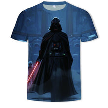 Load image into Gallery viewer, In 2021, the men's and women's 3D printed planet character O-neck T-shirt is a fashionable and versatile sports shirt