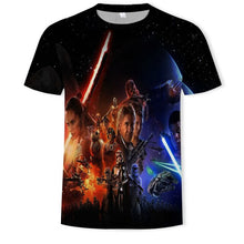 Load image into Gallery viewer, In 2021, the men's and women's 3D printed planet character O-neck T-shirt is a fashionable and versatile sports shirt