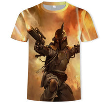 Load image into Gallery viewer, In 2021, the men's and women's 3D printed planet character O-neck T-shirt is a fashionable and versatile sports shirt