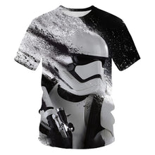 Load image into Gallery viewer, In 2021, the men's and women's 3D printed planet character O-neck T-shirt is a fashionable and versatile sports shirt