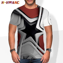 Load image into Gallery viewer, The latest 3DT shirt for summer 2021, vertigo trend, good-looking polyester, comfortable oversized T-shirt, clothes size 110-6xl