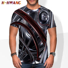 Load image into Gallery viewer, The latest 3DT shirt for summer 2021, vertigo trend, good-looking polyester, comfortable oversized T-shirt, clothes size 110-6xl