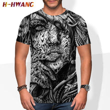 Load image into Gallery viewer, The latest 3DT shirt for summer 2021, vertigo trend, good-looking polyester, comfortable oversized T-shirt, clothes size 110-6xl
