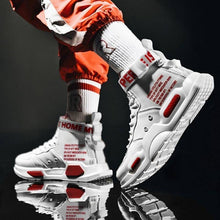 Load image into Gallery viewer, Men&#39;s High Top Fashion Leather Sneakers Trend Hot Sale Comfortable Man Casual Shoes Outdoor Non-slip Breathable Men Shoes
