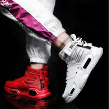 Load image into Gallery viewer, Men&#39;s High Top Fashion Leather Sneakers Trend Hot Sale Comfortable Man Casual Shoes Outdoor Non-slip Breathable Men Shoes
