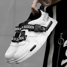 Load image into Gallery viewer, Men&#39;s High Top Fashion Leather Sneakers Trend Hot Sale Comfortable Man Casual Shoes Outdoor Non-slip Breathable Men Shoes
