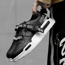 Load image into Gallery viewer, Men&#39;s High Top Fashion Leather Sneakers Trend Hot Sale Comfortable Man Casual Shoes Outdoor Non-slip Breathable Men Shoes
