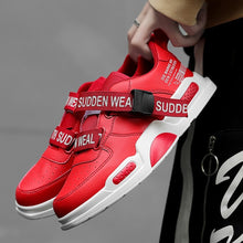 Load image into Gallery viewer, Men&#39;s High Top Fashion Leather Sneakers Trend Hot Sale Comfortable Man Casual Shoes Outdoor Non-slip Breathable Men Shoes
