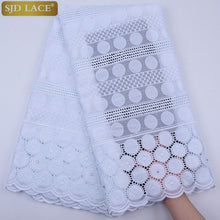 Load image into Gallery viewer, Latest Cotton African Nigerian Dry Lace Fabric High Quality Swiss Voile Lace In Switzerland For Everyone Daily Cloths Sew A1760
