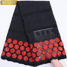 Load image into Gallery viewer, Latest Cotton African Nigerian Dry Lace Fabric High Quality Swiss Voile Lace In Switzerland For Everyone Daily Cloths Sew A1760
