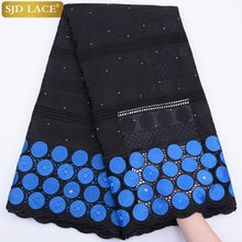 Load image into Gallery viewer, Latest Cotton African Nigerian Dry Lace Fabric High Quality Swiss Voile Lace In Switzerland For Everyone Daily Cloths Sew A1760
