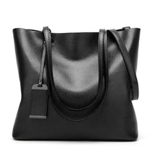 Load image into Gallery viewer, Waxing Leather bucket bag Simple Double strap handbag shoulder bags For Women 2020 All-Purpose Shopping tote sac bolsa feminina

