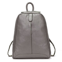 Load image into Gallery viewer, Zency 100% Soft Genuine Leather Fashion Women Backpack Casual Travel Back Pack Bag Preppy Style Girl&#39;s Schoolbag Laptop Knapsack
