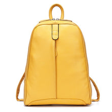 Load image into Gallery viewer, Zency 100% Soft Genuine Leather Fashion Women Backpack Casual Travel Back Pack Bag Preppy Style Girl&#39;s Schoolbag Laptop Knapsack
