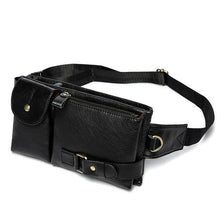 Load image into Gallery viewer, WESTAL Genuine Leather Waist Packs Men Waist Bags Fanny Pack Belt Bag Phone Bags Travel Waist Pack Male Small Waist Bag Leather
