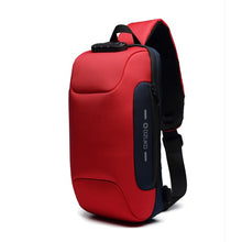 Load image into Gallery viewer, OZUKO 2021 New Multifunction Crossbody Bag for Men Anti-theft Shoulder Messenger Bags Male Waterproof Short Trip Chest Bag Pack
