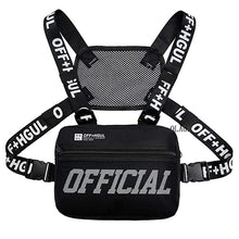 Load image into Gallery viewer, Fashion Streetwear Men Hip-Hop Chest Bag Tactical Two Straps Chest Rig Bags Trendy Style Rectangle Chest Utility Pack G122
