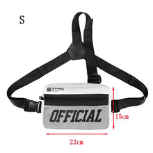 Load image into Gallery viewer, Fashion Streetwear Men Hip-Hop Chest Bag Tactical Two Straps Chest Rig Bags Trendy Style Rectangle Chest Utility Pack G122
