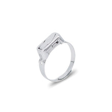Load image into Gallery viewer, Stainless Steel Jewelry Lite Ring Self-defense Weapon Multifunctional Ring Blade Net Red Adjustable Self-defense Ring jewelry
