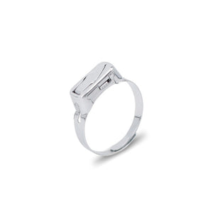 Stainless Steel Jewelry Lite Ring Self-defense Weapon Multifunctional Ring Blade Net Red Adjustable Self-defense Ring jewelry