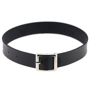 ZIMNO Sexy Punk Egirl Choker Collar Leather Choker Bondage Cosplay Goth Jewelry Women Gothic Male Necklace Harajuku Accessories