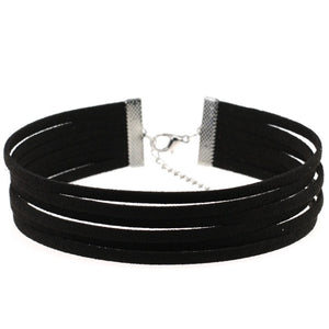 ZIMNO Sexy Punk Egirl Choker Collar Leather Choker Bondage Cosplay Goth Jewelry Women Gothic Male Necklace Harajuku Accessories